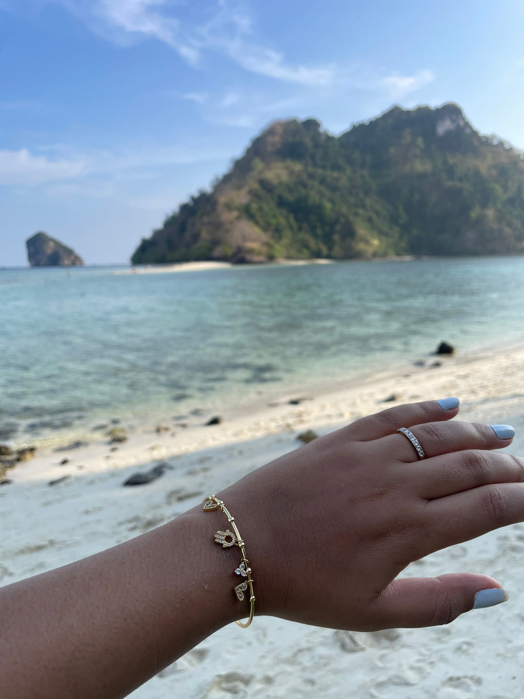 Sacred Palm Charm Cuff
