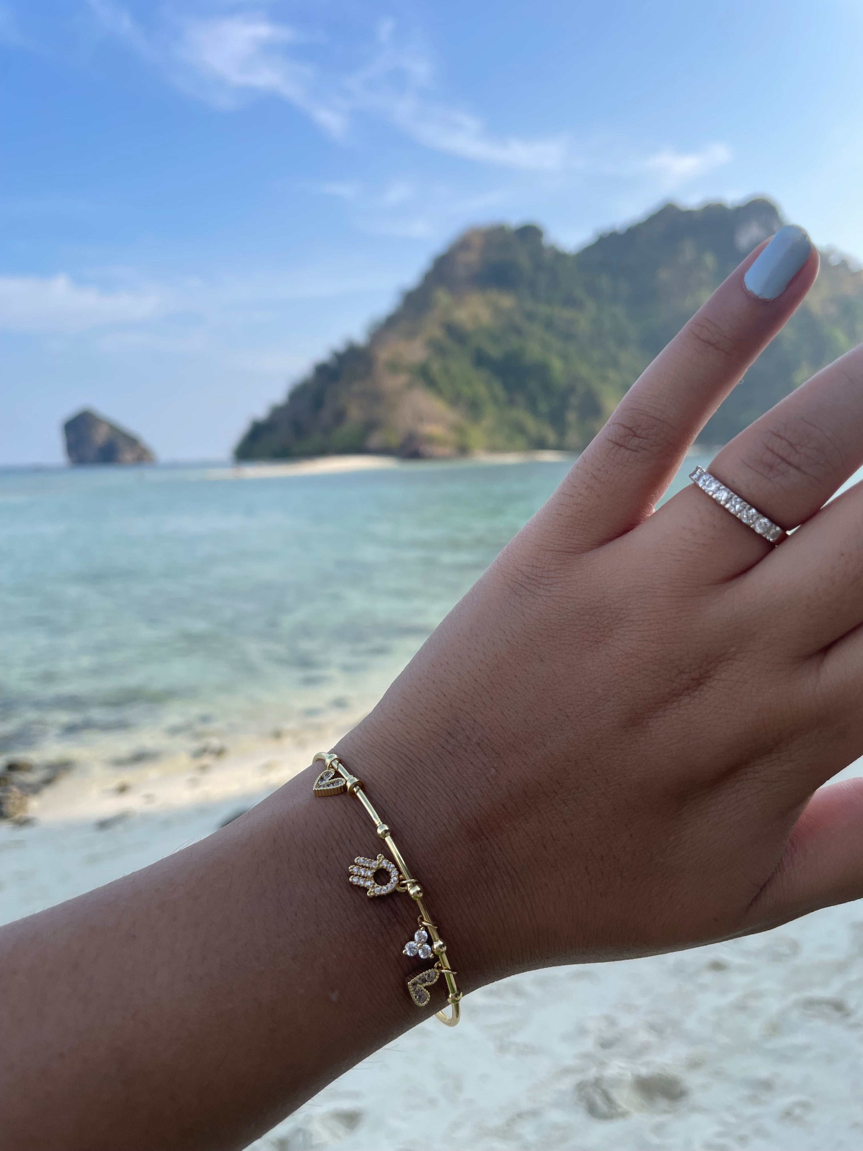 Sacred Palm Charm Bracelet