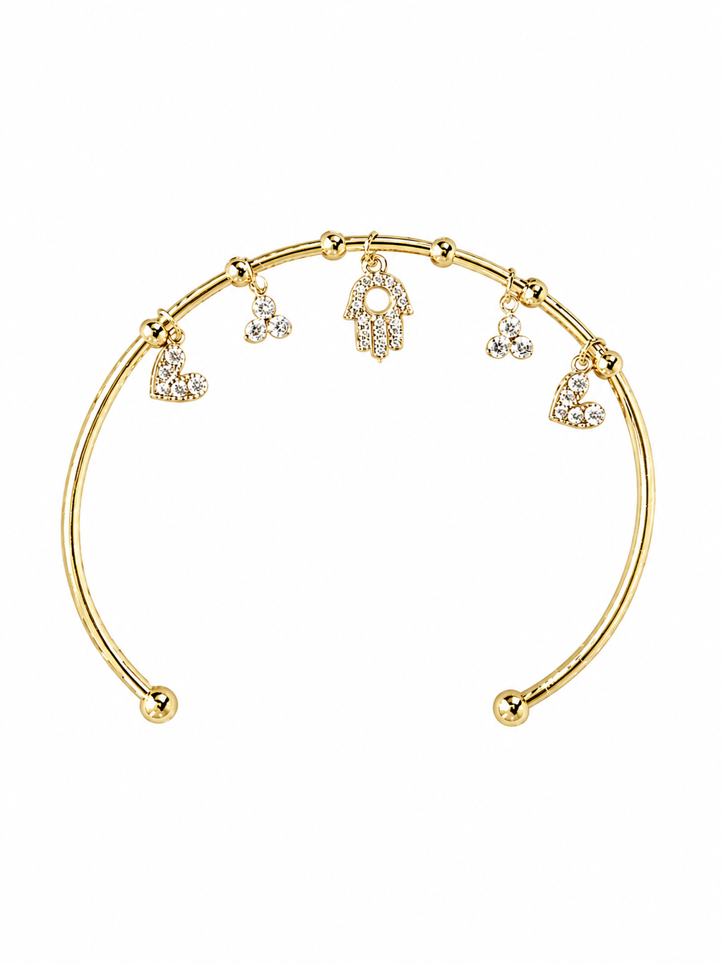 Sacred Palm Charm Cuff