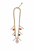 Candy Heart Charm Necklace