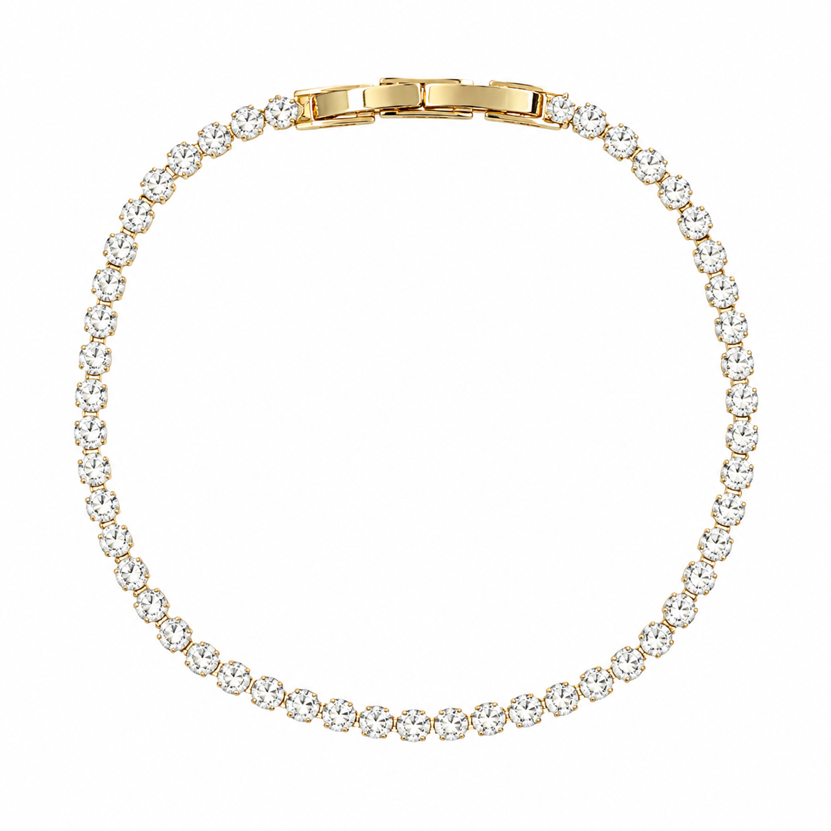 Classic Gold Tennis Bracelet – Slim