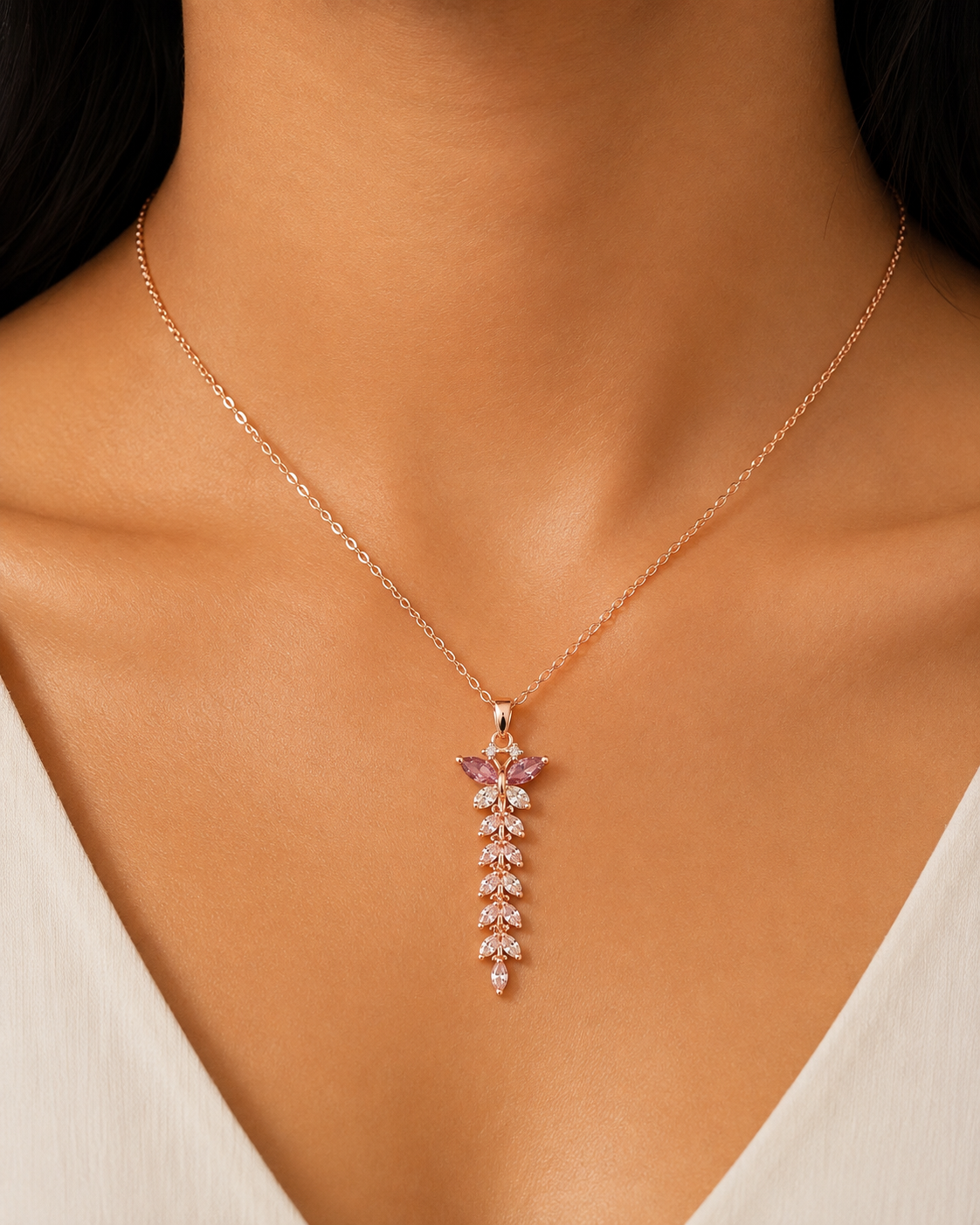 Rosé Vine Pendant