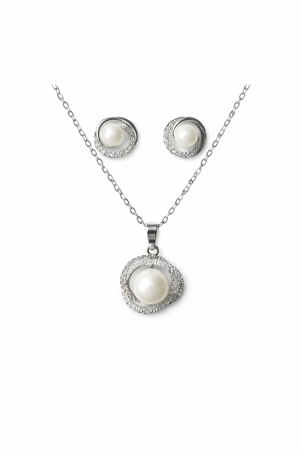 Pearl Halo Set