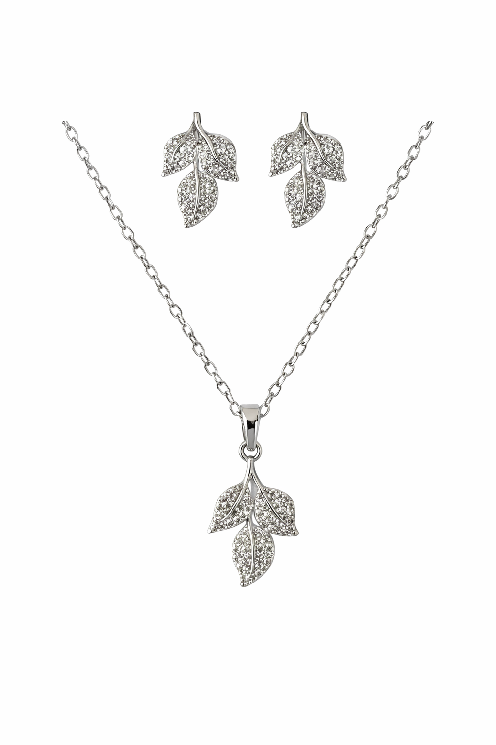 Silver Leaf Set