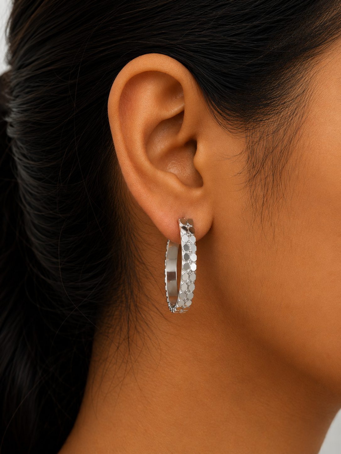 Oval Eclipse Earrings