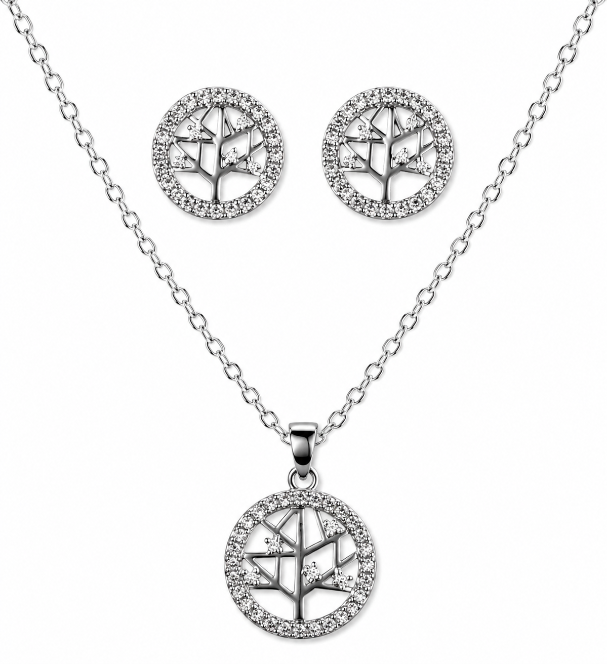 Grace Tree Pendant Set
