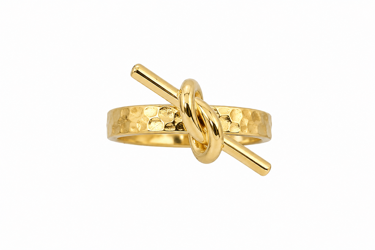 Serene Knot Ring