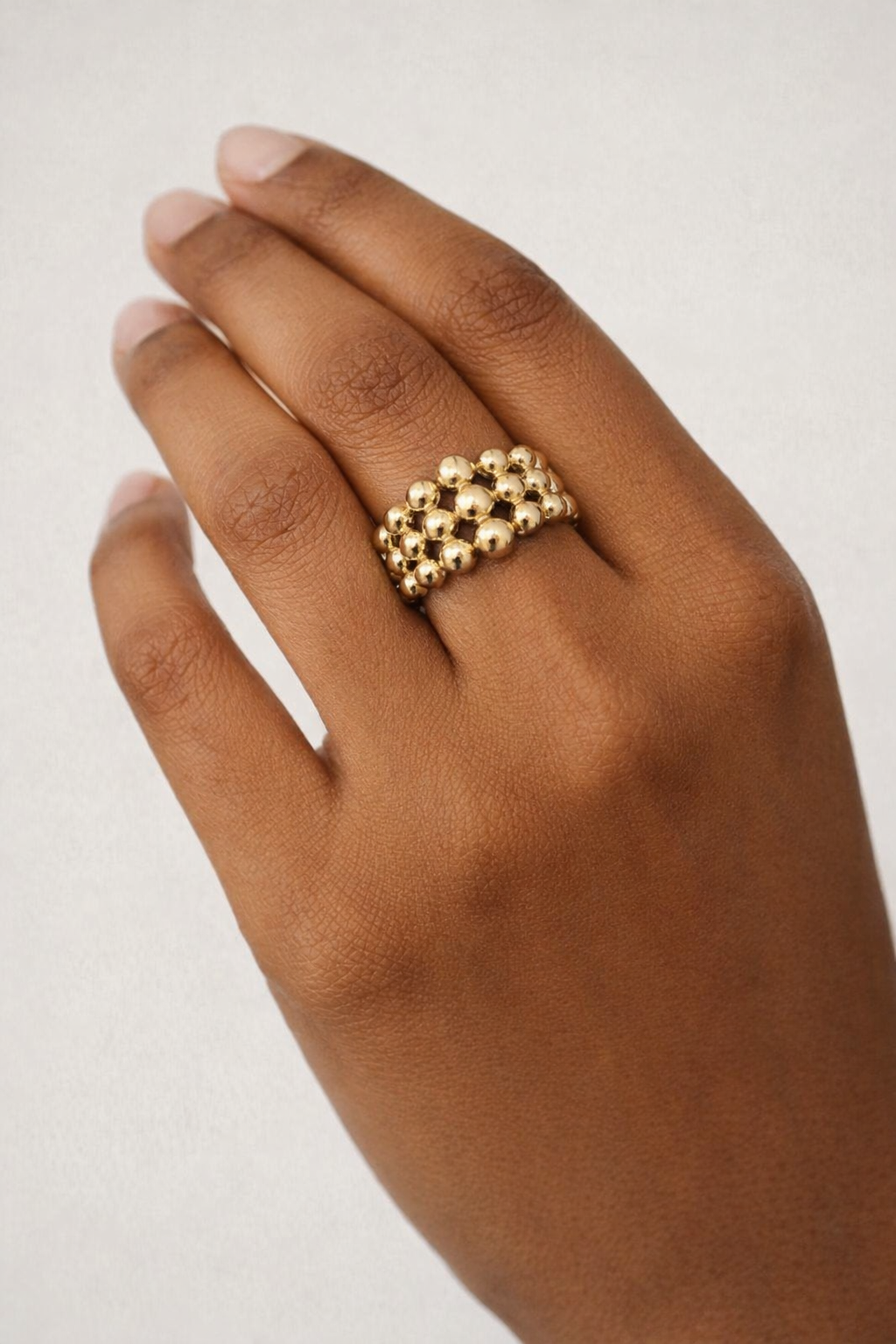 Golden Orbit Ring