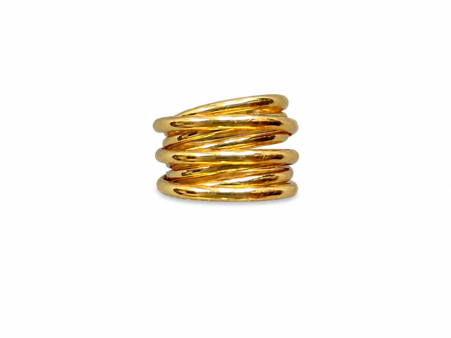 Golden Coil Ring