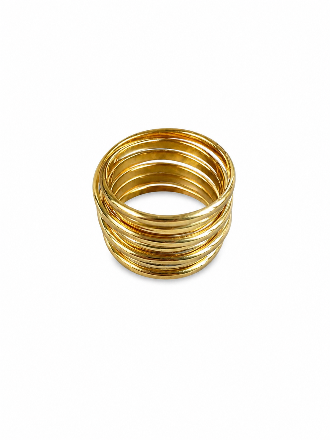 Golden Coil Ring