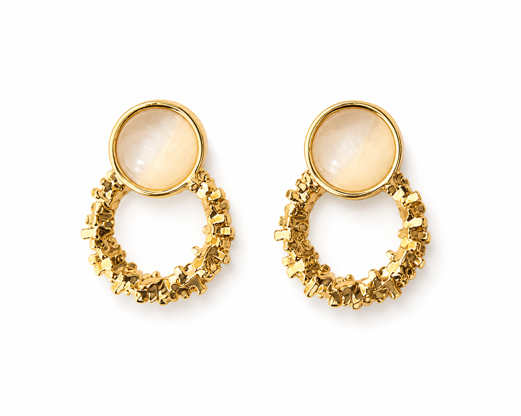 Aura Earrings in Gold