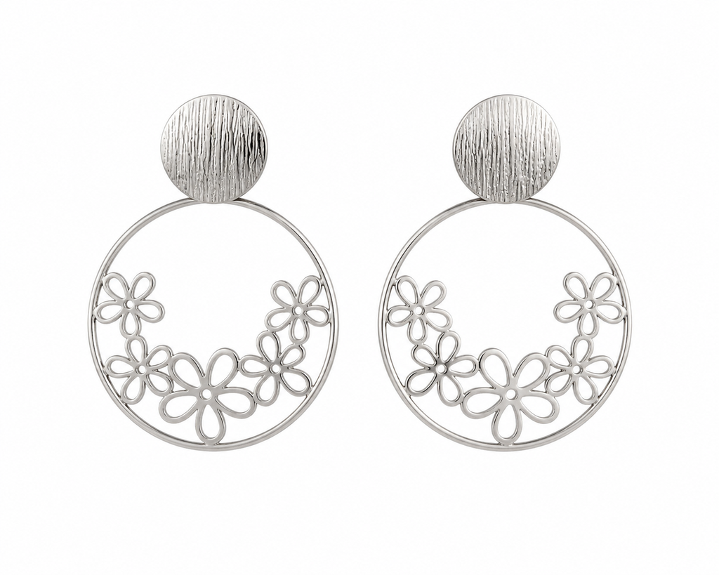 Bloom Drops in Silver