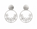 Bloom Drops in Silver