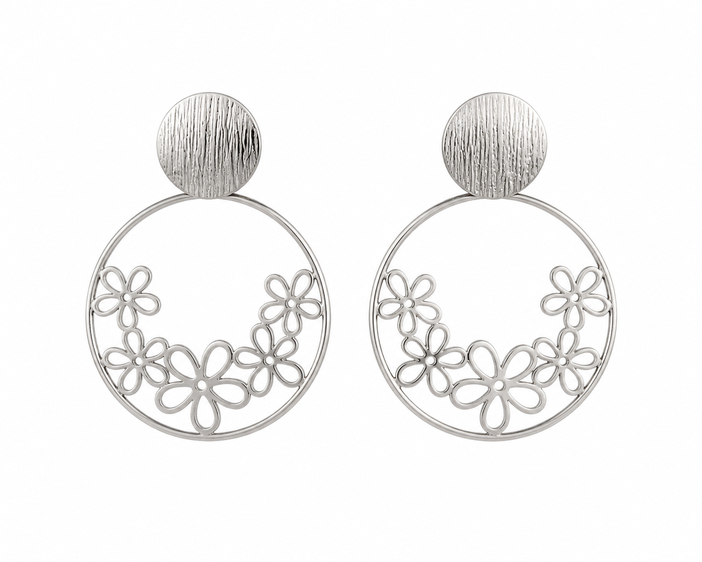 Bloom Drops in Silver