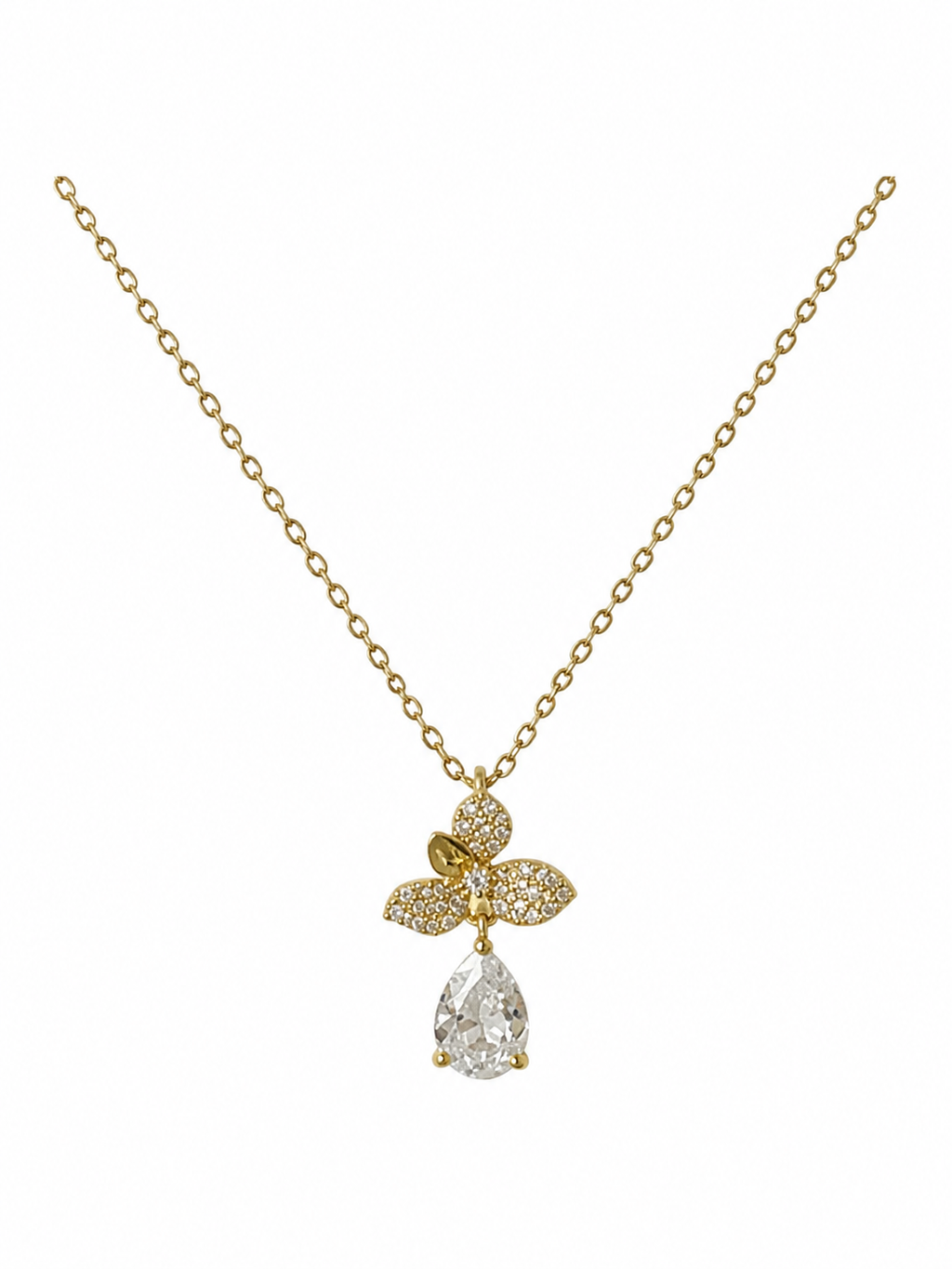 Fleur Drop in Gold