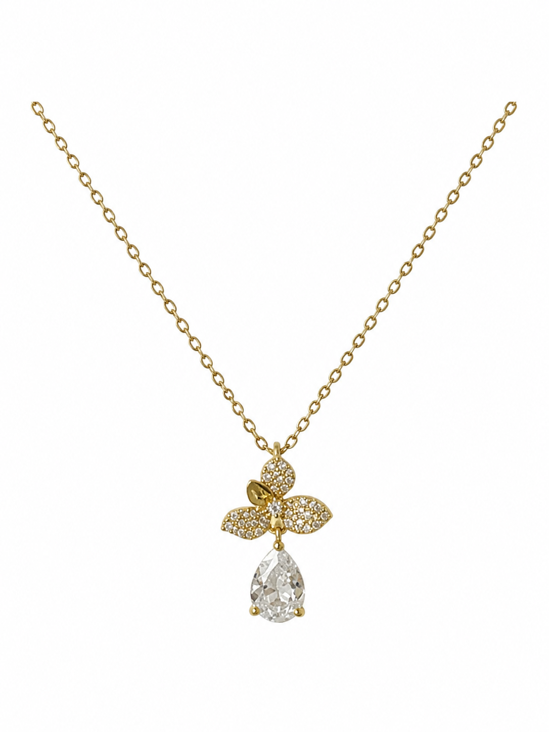 Fleur Drop in Gold