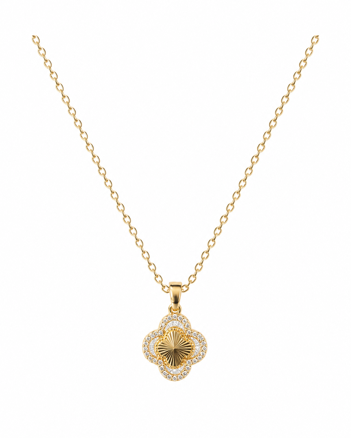 Luna Clove Pendant in Gold