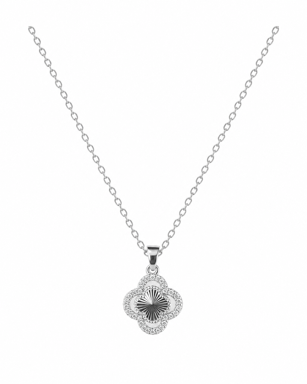Luna Clove Pendant in Silver
