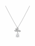 Fleur Drop in Silver