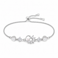 Crystal Heart Bloom Bracelet