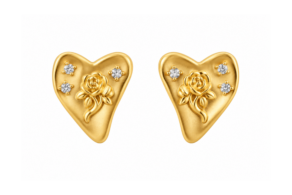 Roseheart Studs