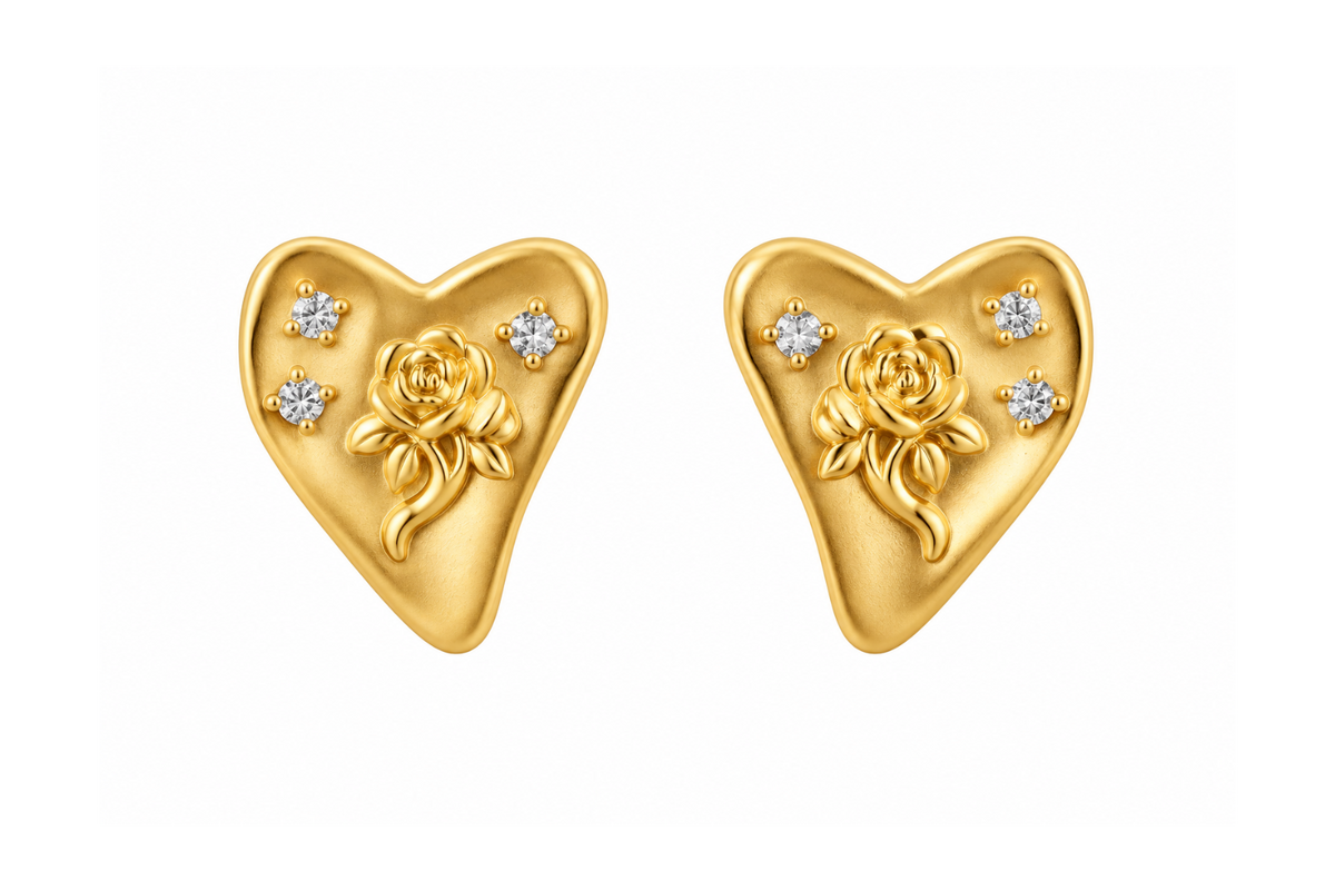 Roseheart Studs