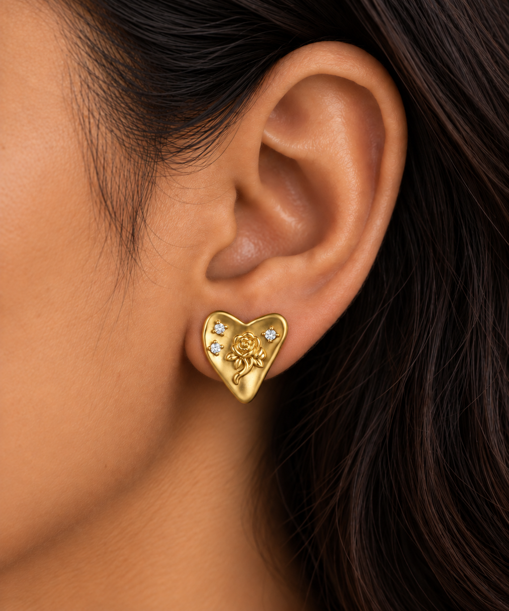 Roseheart Studs