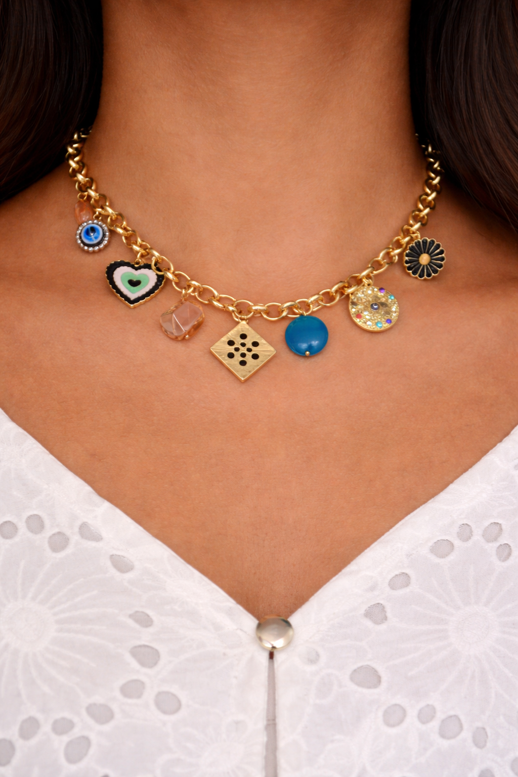 Evil Eye Charm Necklace
