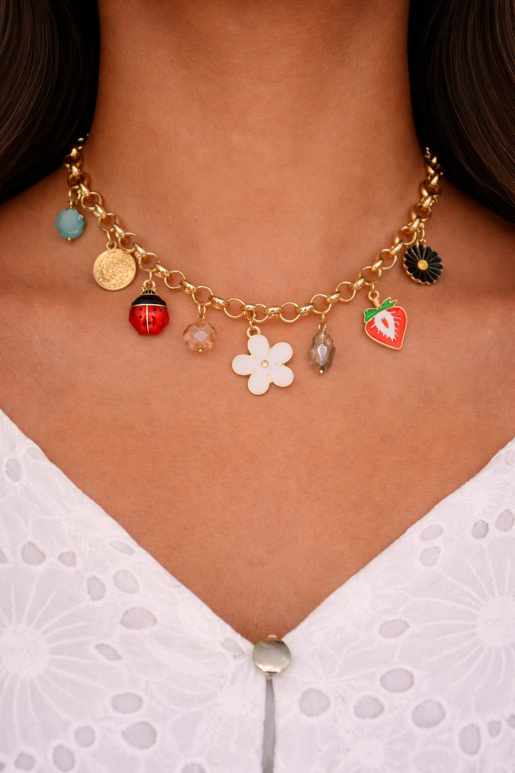 Petal Pop Charm Necklace