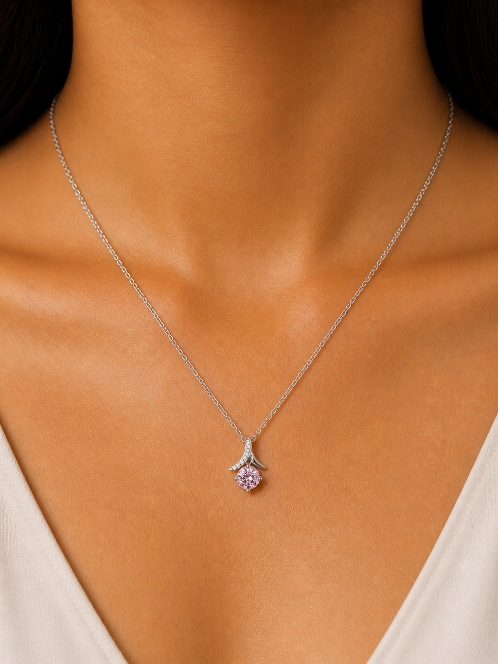 Silver Starlit Pendant