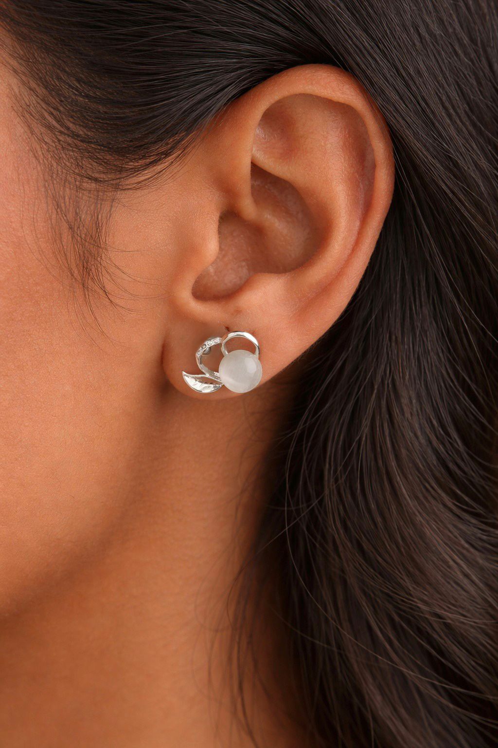 Lunelle Leaf Studs