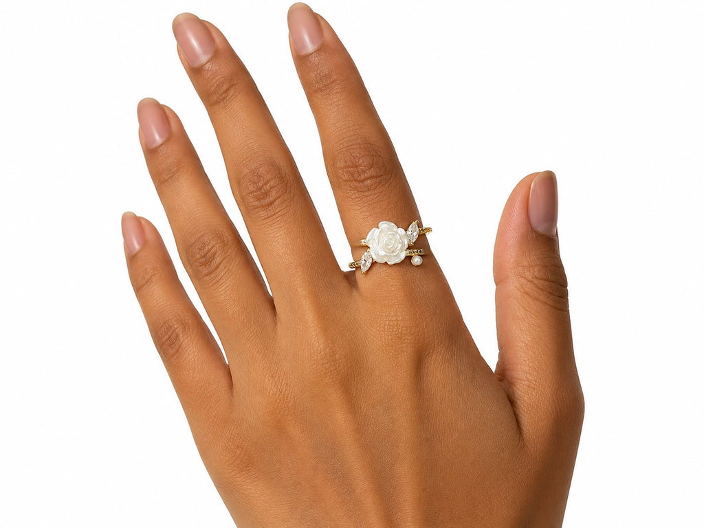 Ivory Rose Ring