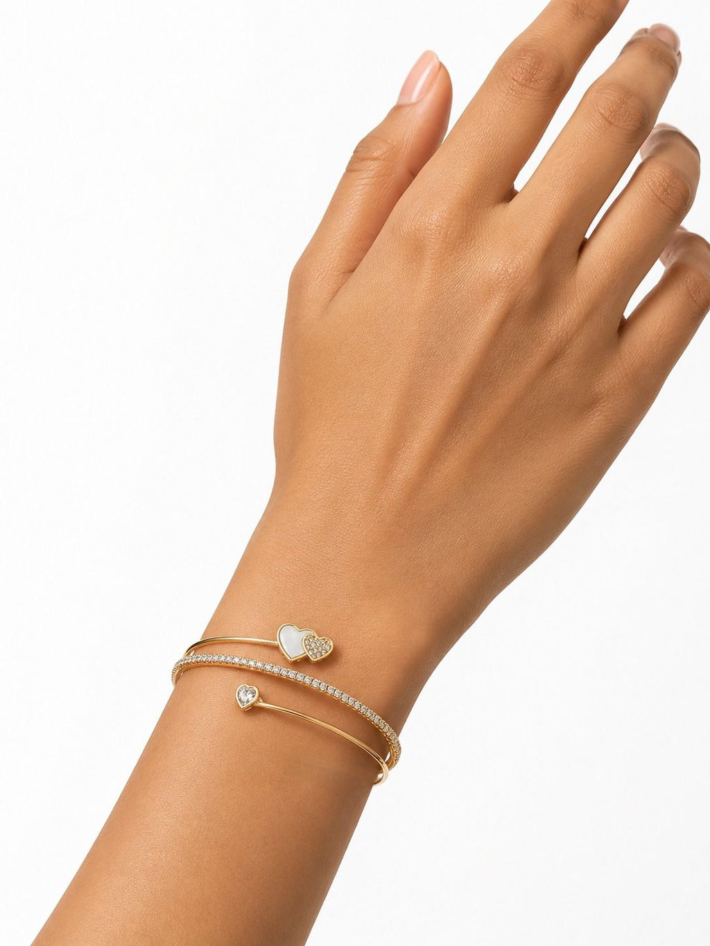 Twin Heart Cuff